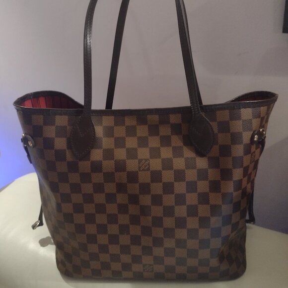 💯% Authentic Louis Vuitton  Neverfull Damier Ebene MM FULL SET🌹 - Picture 14 of 16